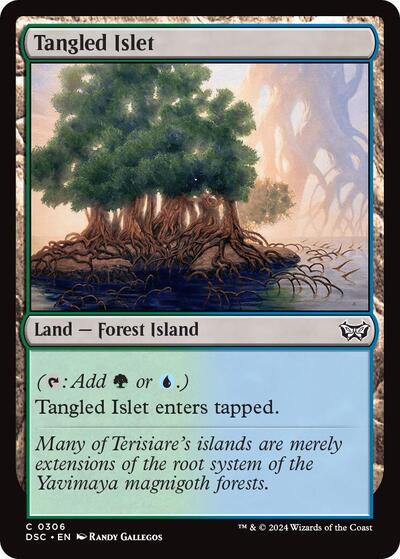 Tangled Islet (Commander: Duskmourn: House of Horror) Near Mint