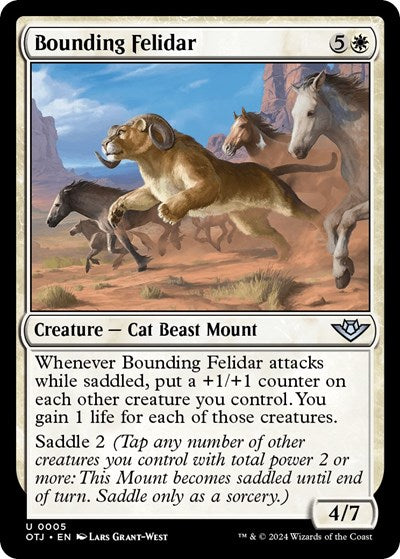 Bounding Felidar (Outlaws of Thunder Junction) Light Play