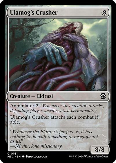 Ulamog's Crusher (Ripple Foil) (Commander: Modern Horizons 3) Light Play Foil
