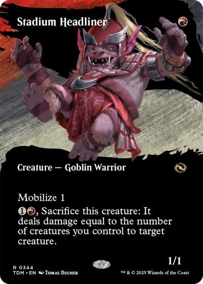 Stadium Headliner (Borderless) (Tarkir: Dragonstorm) Light Play