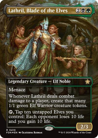 Lathril Blade of the Elves Borderless Mana Foil|0|0|0.00