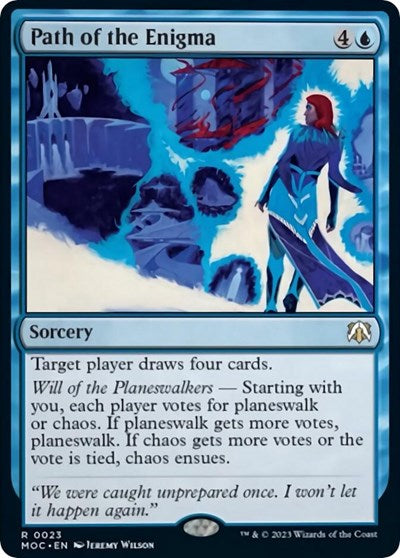 Path of the Enigma (Commander: March of the Machine) Light Play
