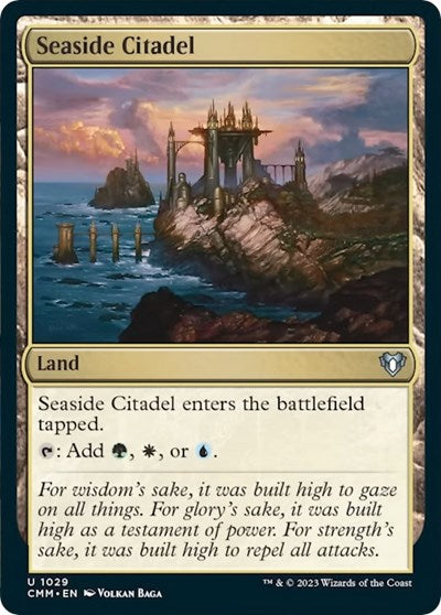 Seaside Citadel (Commander Masters) Light Play