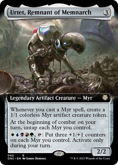 Urtet, Remnant of Memnarch (Extended Art) (Commander: Phyrexia: All Will Be One) Near Mint Foil
