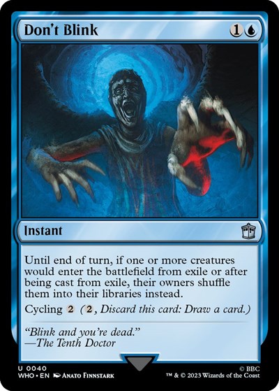 Don't Blink (Universes Beyond: Doctor Who) Near Mint Foil