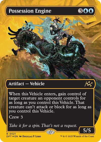 Possession Engine (Borderless) (First-Place Foil) (Aetherdrift) Near Mint Foil