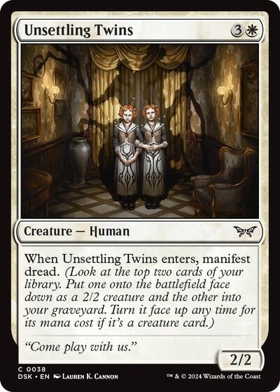 Unsettling Twins (Duskmourn: House of Horror) Near Mint