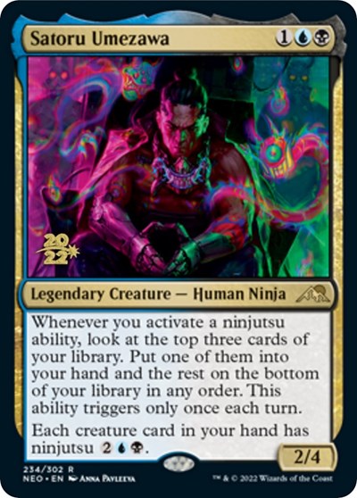 Satoru Umezawa (Promos: Prerelease Cards) Light Play Foil