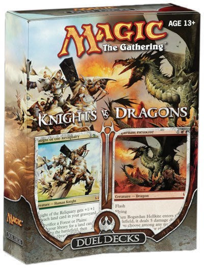 MTG デュエルデッキ 英語版 ナイトvsドラゴン 未開封 Duel Decks: Knights vs Dragons Box Set