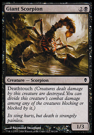 Giant Scorpion (Zendikar) Near Mint