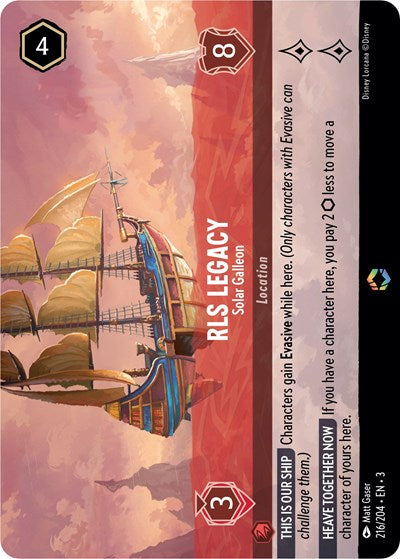 RLS Legacy - Solar Galleon (Alternate Art) (Into the Inklands) Near Mint Holofoil