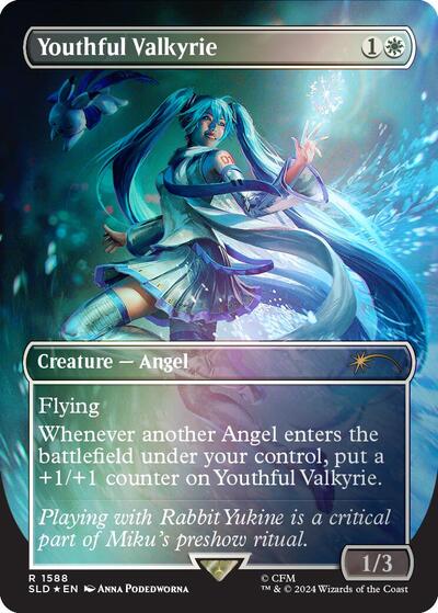 Youthful Valkyrie (Rainbow Foil) (Secret Lair) Near Mint Foil