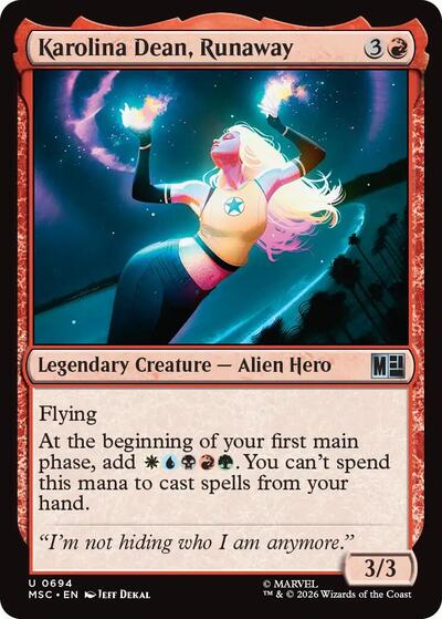 Karolina Dean Runaway|2|0|0.00