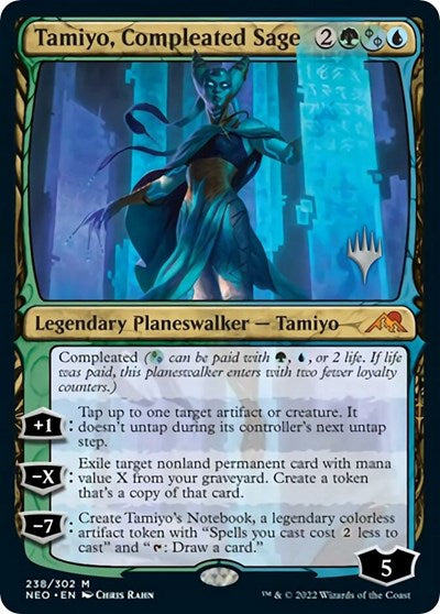 Tamiyo, Compleated Sage (Promo Pack: Kamigawa: Neon Dynasty) Near Mint Foil