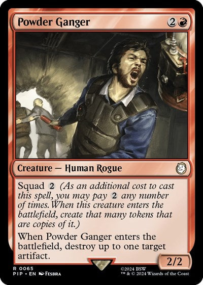 Powder Ganger (Universes Beyond: Fallout) Medium Play Foil