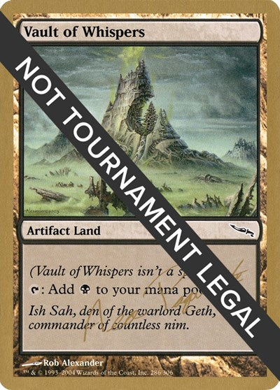 Vault of Whispers - 2004 Aeo Paquette (MRD) (World Championship Decks) Light Play