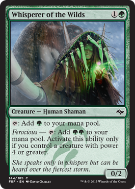 Whisperer of the Wilds (Fate Reforged) Heavy Play Foil