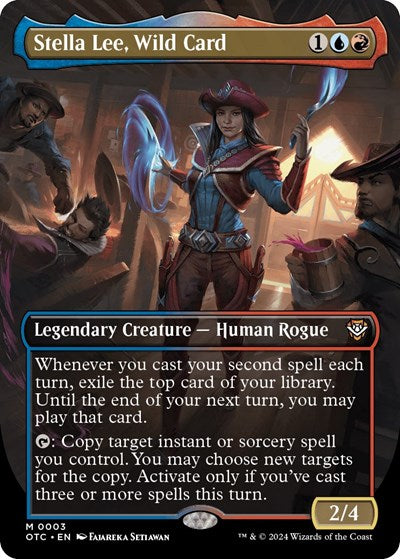 Stella Lee, Wild Card (Borderless) (Commander: Outlaws of Thunder Junction) Medium Play Foil