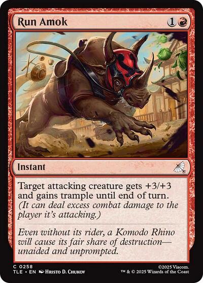 Run Amok (Avatar: The Last Airbender: Eternal-Legal) Light Play Foil