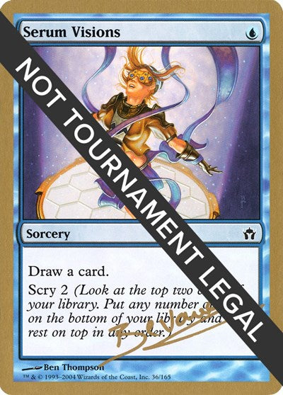 Serum Visions - 2004 Manuel Bevand (5DN) (World Championship Decks) Medium Play