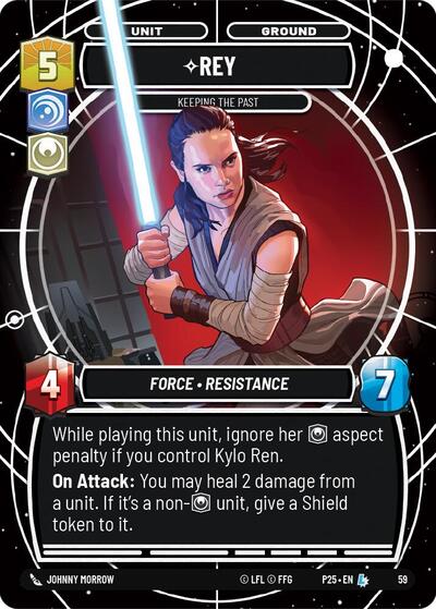 Rey Keeping the Past (Store Showdown Promos) Near Mint Foil