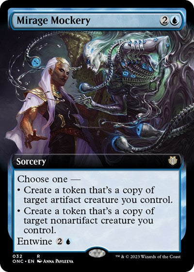 Mirage Mockery (Extended Art) (Commander: Phyrexia: All Will Be One) Near Mint Foil