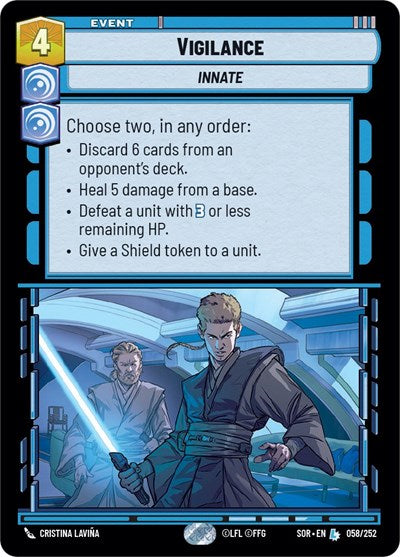 Vigilance (Spark of Rebellion) Near Mint Foil