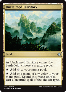 Unclaimed Territory (Ixalan) Damaged / Poor Foil