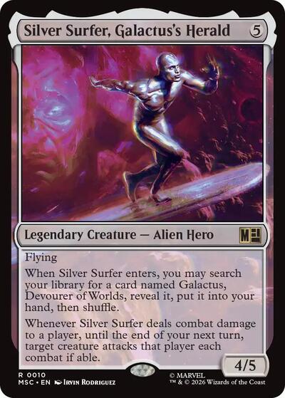 Silver Surfer, Galactus's Herald (Commander: Marvel Super Heroes) Near Mint