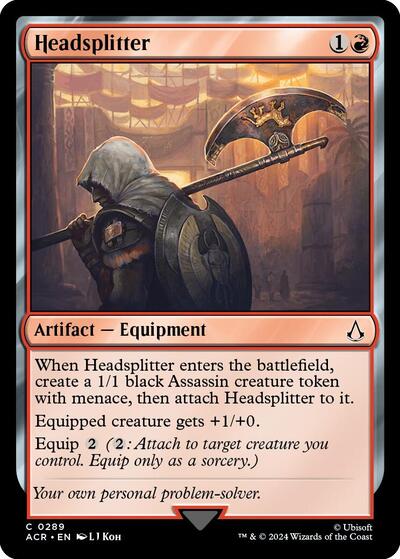 Headsplitter (Universes Beyond: Assassin's Creed) Light Play