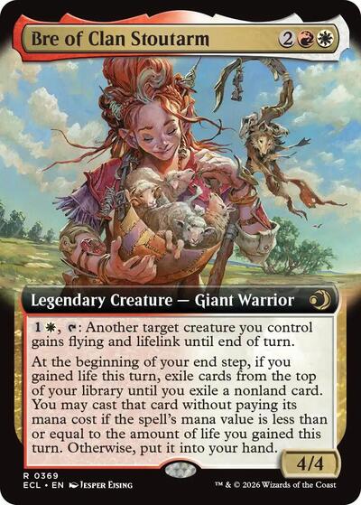 Bre of Clan Stoutarm (Extended Art) (Lorwyn Eclipsed) Near Mint Foil
