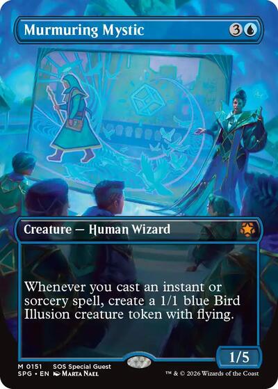 Murmuring Mystic (Borderless) (Special Guests) Near Mint Foil