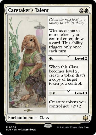 Caretaker's Talent (Bloomburrow) Light Play