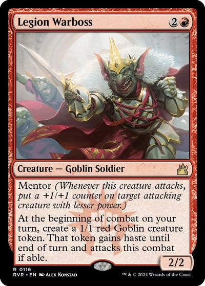 Legion Warboss (Ravnica Remastered) Light Play Foil