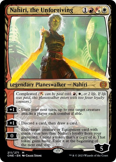 Nahiri, the Unforgiving (Phyrexia: All Will Be One) Light Play