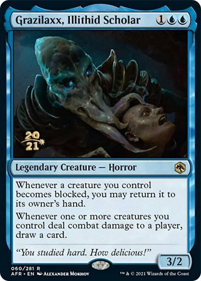 Grazilaxx, Illithid Scholar (Promos: Prerelease Cards) Light Play Foil