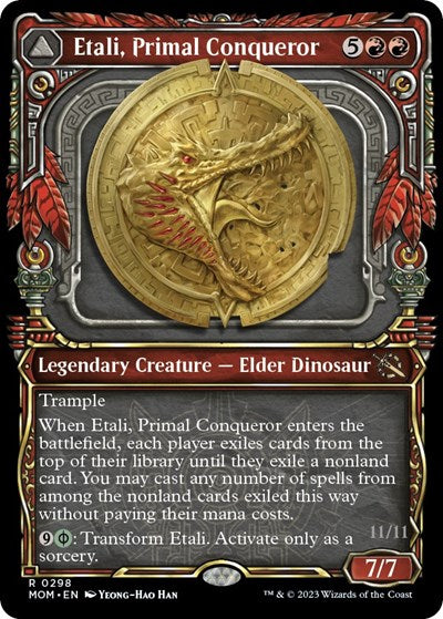 Etali, Primal Conqueror (Showcase) (March of the Machine) Medium Play Foil