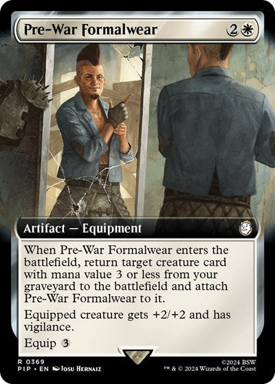 Pre-War Formalwear (Extended Art) (Universes Beyond: Fallout) Light Play