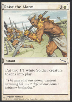 Raise the Alarm (Mirrodin) Light Play Foil