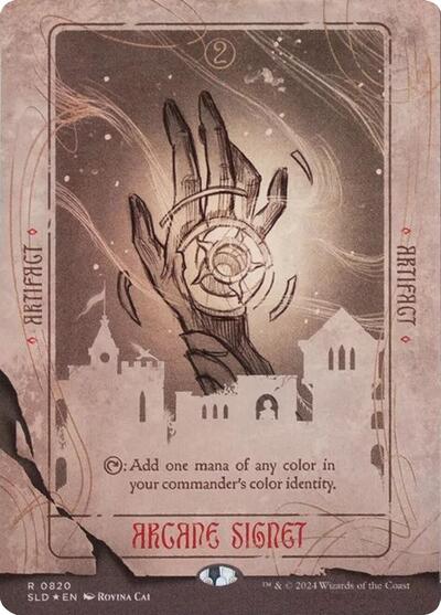 Arcane Signet (0820) (Secret Lair) Light Play