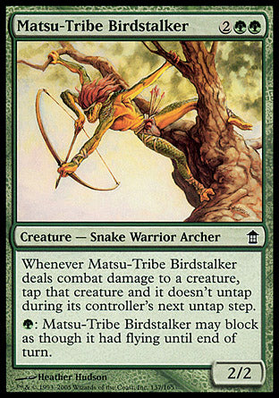 Matsu-Tribe Birdstalker (Saviors of Kamigawa) Medium Play