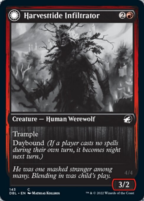 Harvesttide Infiltrator / Harvesttide Assailant (Innistrad: Double Feature) Near Mint Foil