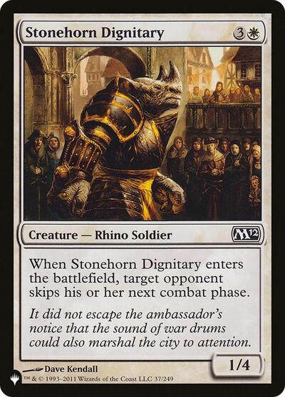 Stonehorn Dignitary (The List) Near Mint