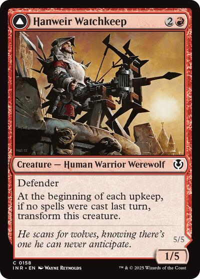 Hanweir Watchkeep (Innistrad Remastered) Light Play Foil