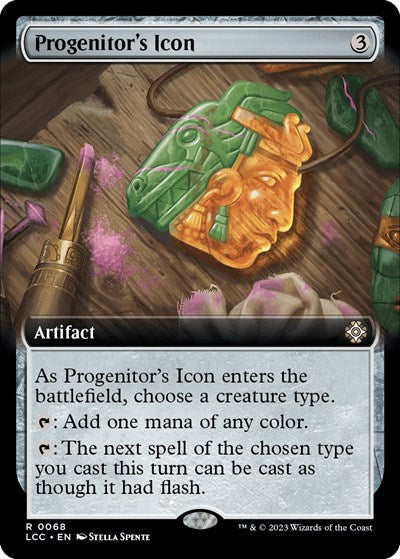 Progenitor's Icon (Extended Art) (Commander: The Lost Caverns of Ixalan) Near Mint