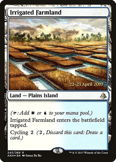Irrigated Farmland (Promos: Prerelease Cards) Heavy Play Foil