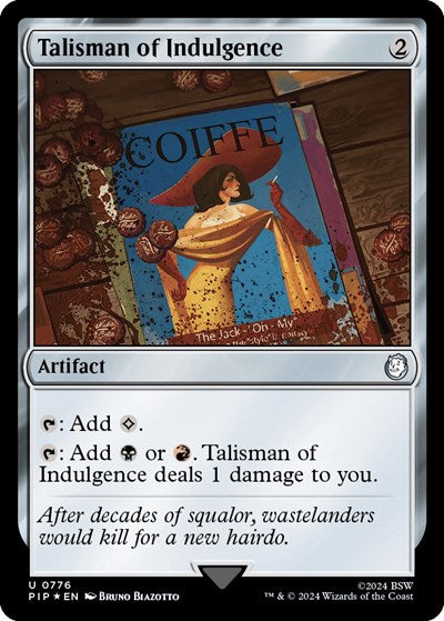 Talisman of Indulgence (Surge Foil) (Universes Beyond: Fallout) Near Mint Foil
