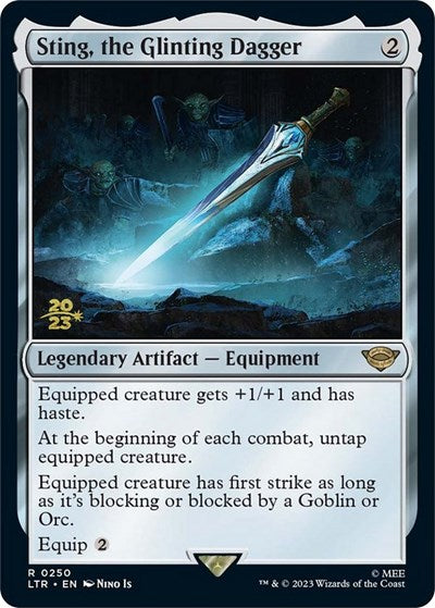 Sting, the Glinting Dagger (Promos: Prerelease Cards) Light Play Foil