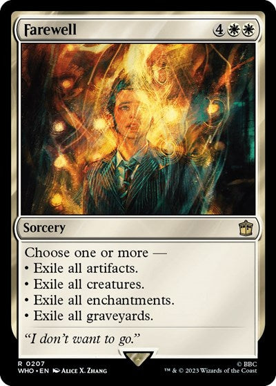 Farewell (Universes Beyond: Doctor Who) Near Mint Foil