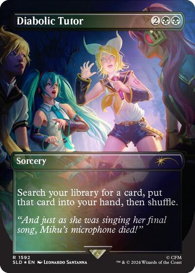 Diabolic Tutor 1592 Rainbow Foil|0|0|0.00
